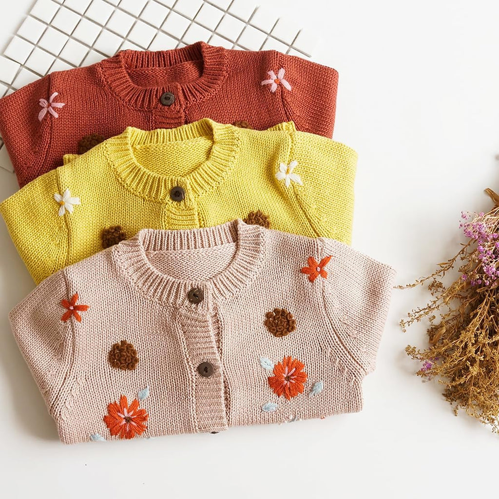 Toddler Girl Knit Cardigans Sweater