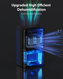 95oz Dehumidifiers for Home, 1000 Sq.Ft Dehumidifier with Drain Hose - Auto Shut Off, Timer, Sleep Mode & Drain Hose