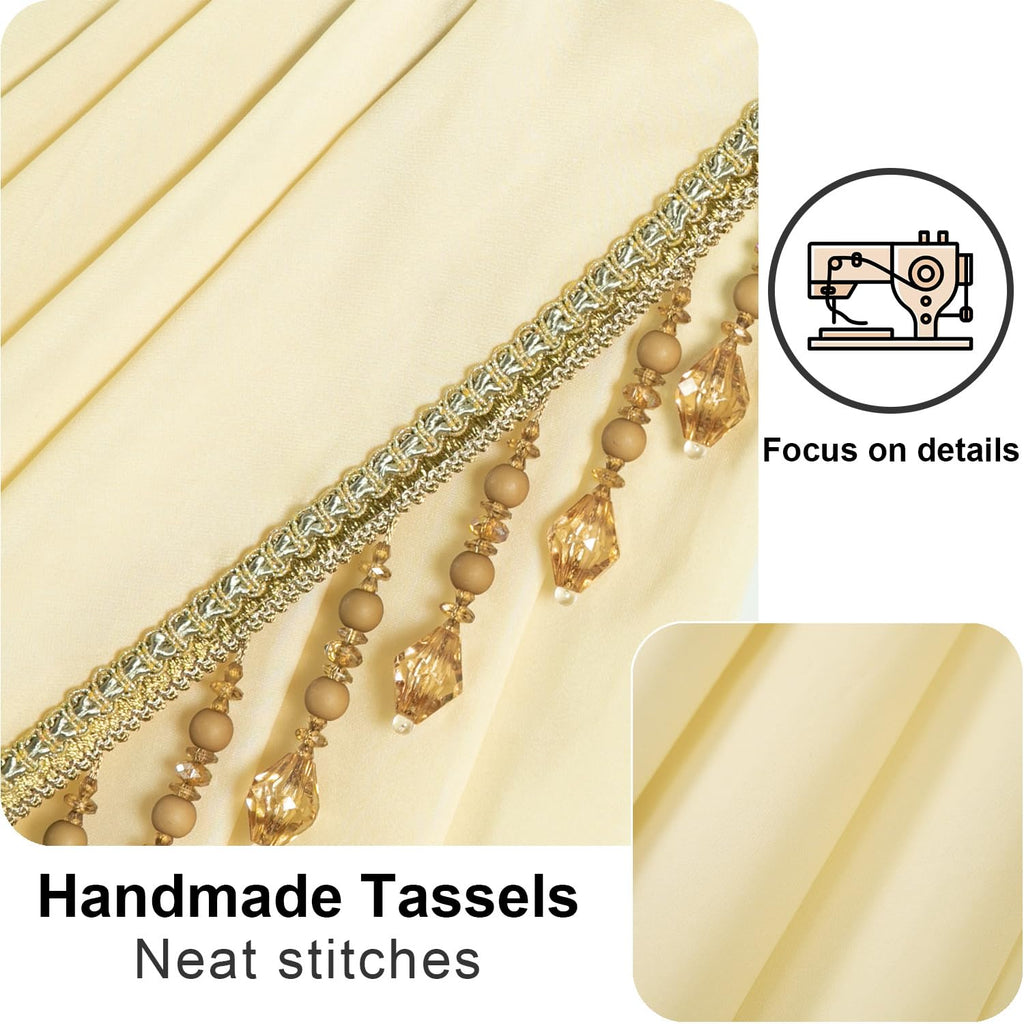 Extra Wide Waterfall Valance, Lightweight Silky Sheer Curtain Window Treatment, Soft Touch Voile Swag Drapes, W110