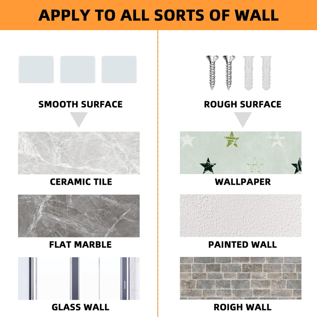 Acrylic Wall Shelves, Clear 6 inch Floating Shelves for Display, Echo, Cameras, Speaker, Router Wall Mounted Transparent