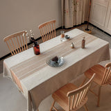 Tablecloths, 55 x 86 Inch Waterproof Table Cloth, Linens Wrinkle Free Anti-Fading, Rustic Table Cove