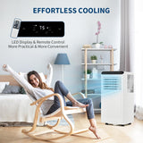 2025 New Model Portable Air Conditioner, 8000 BTU Air Conditioner Cool Up to 350 Sq.Ft, 3-in-1 AC Unit, Dehumidifier