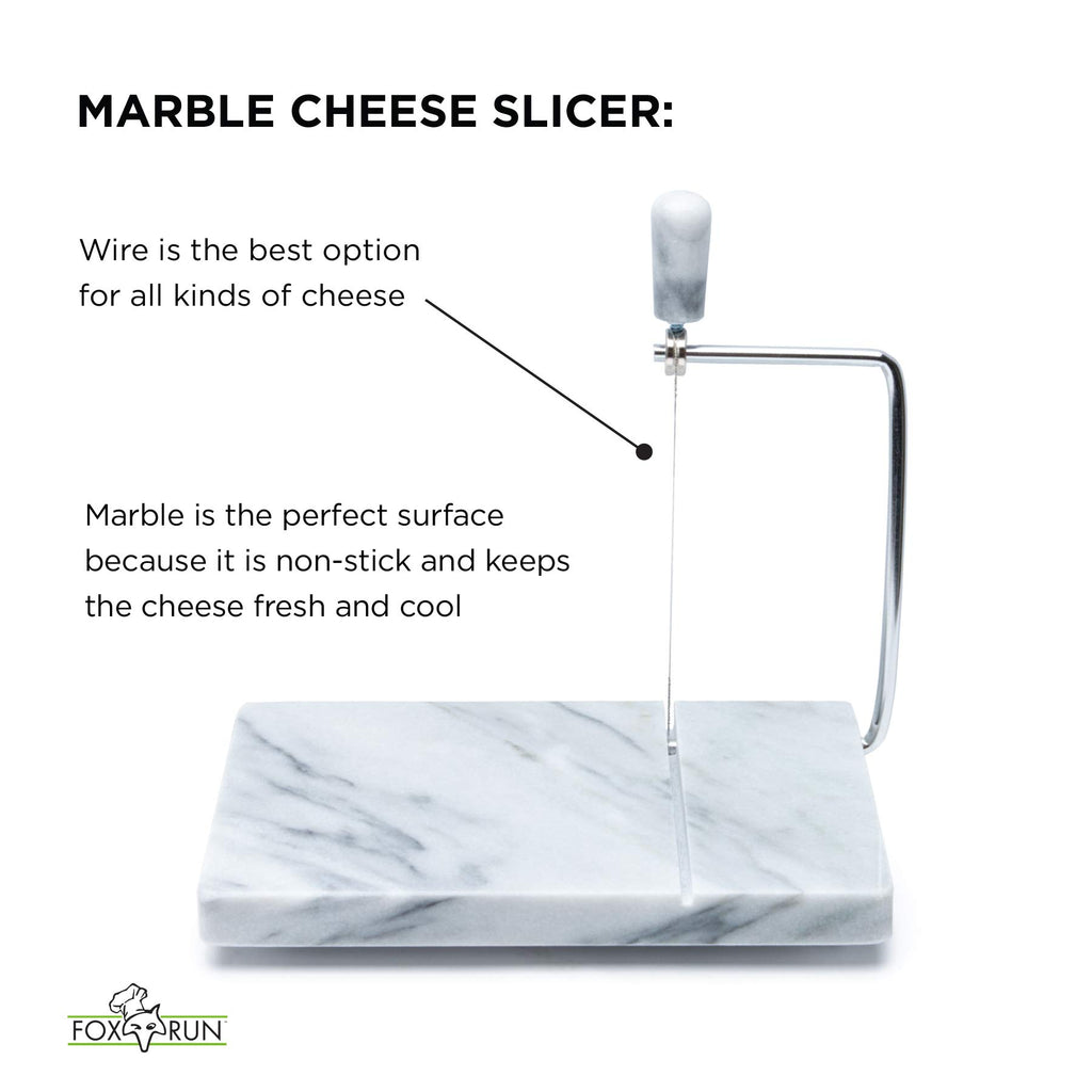 Brands 3841COM 3841 Marble Cheese Slicer, White