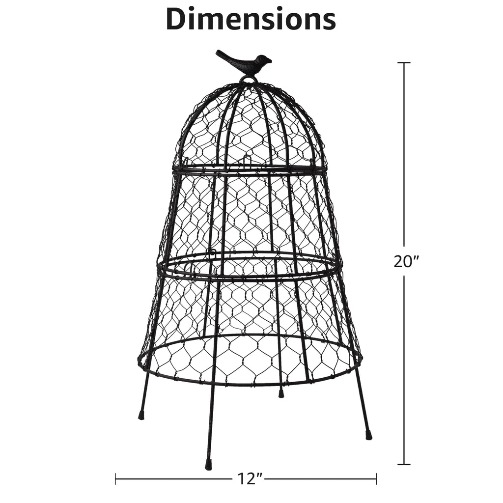 Garden Cloches for Plants, Large Plant Protectors from Animals, Pack 12