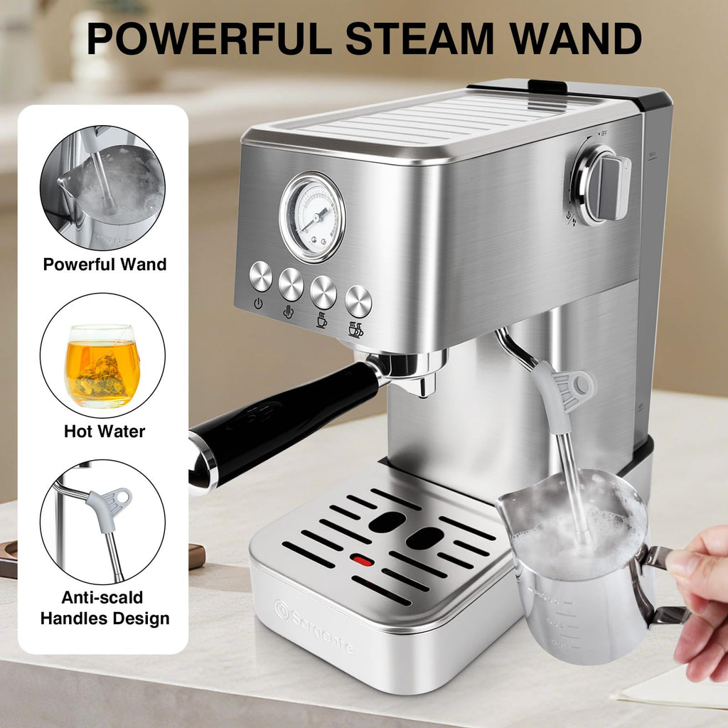 20 Bar Espresso Machine with Milk Frother