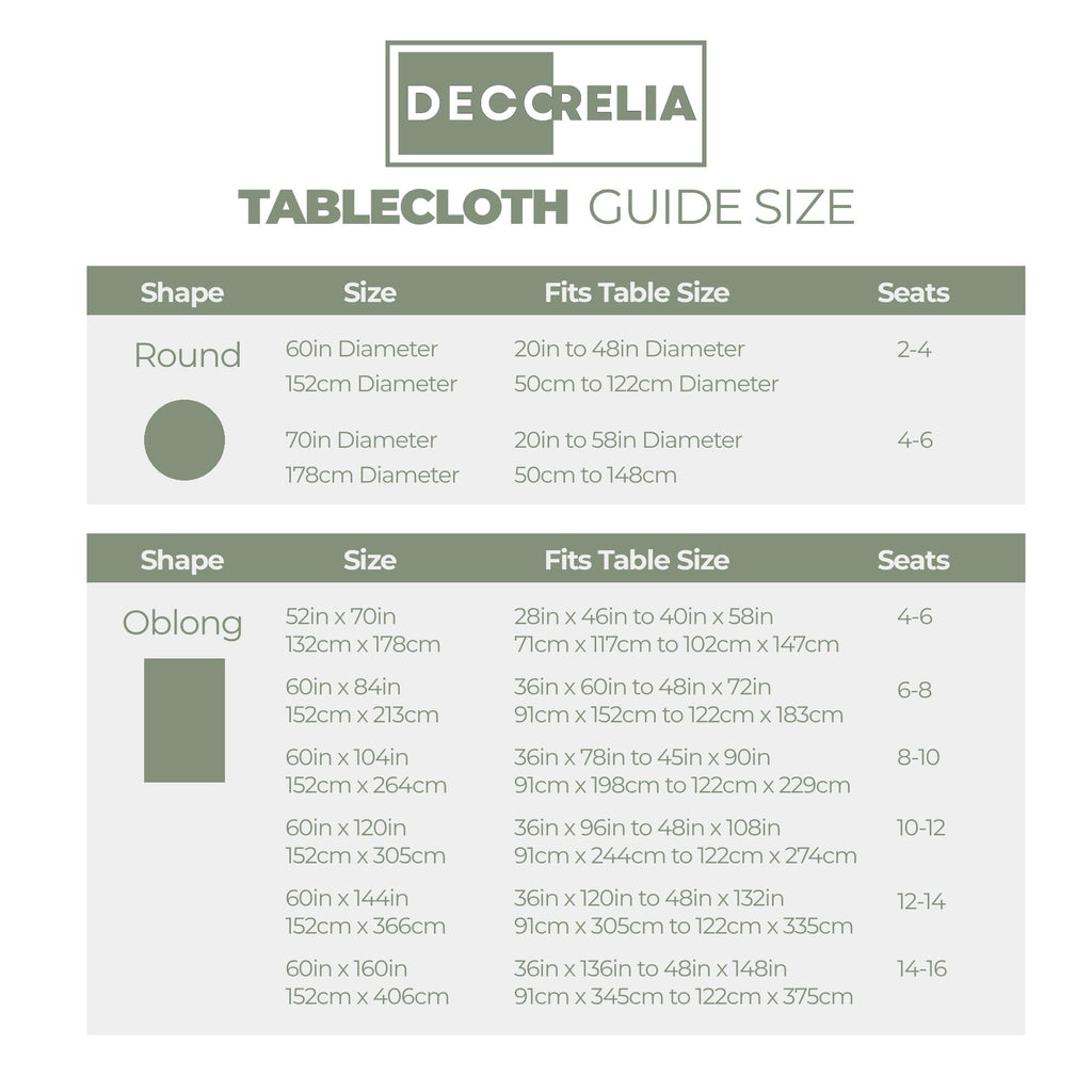 Faux Linen Rustic Round Tablecloth for Coffee Table, Decorative Waterproof Outdoor Anti-Scratch Table Cloth Cover for