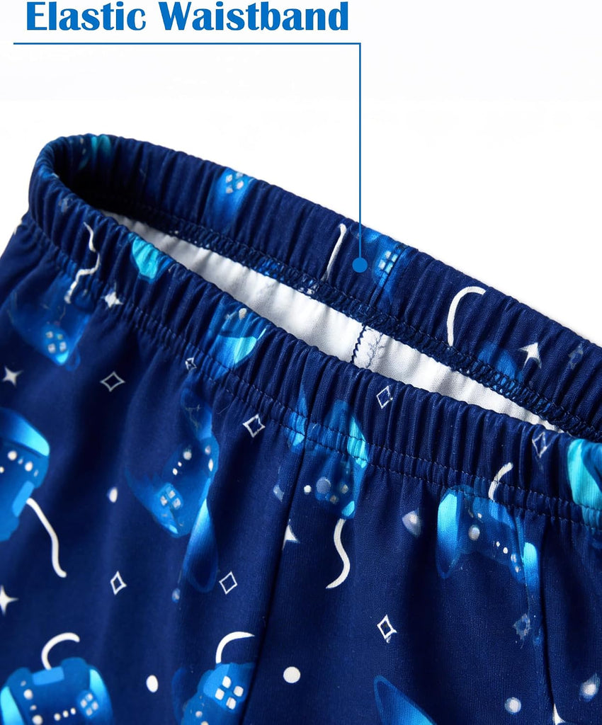 Boys Pajamas Little Big Boys Short Sleeves and Pants Pajamas Piece Pjs Set Kids Sleepwear
