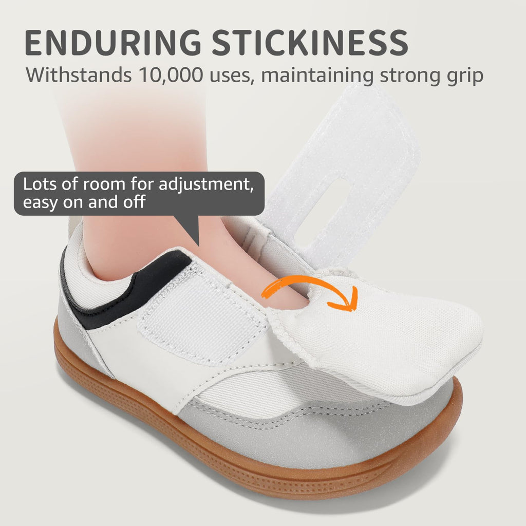 Toddler Barefoot Shoes Classic White Black I4