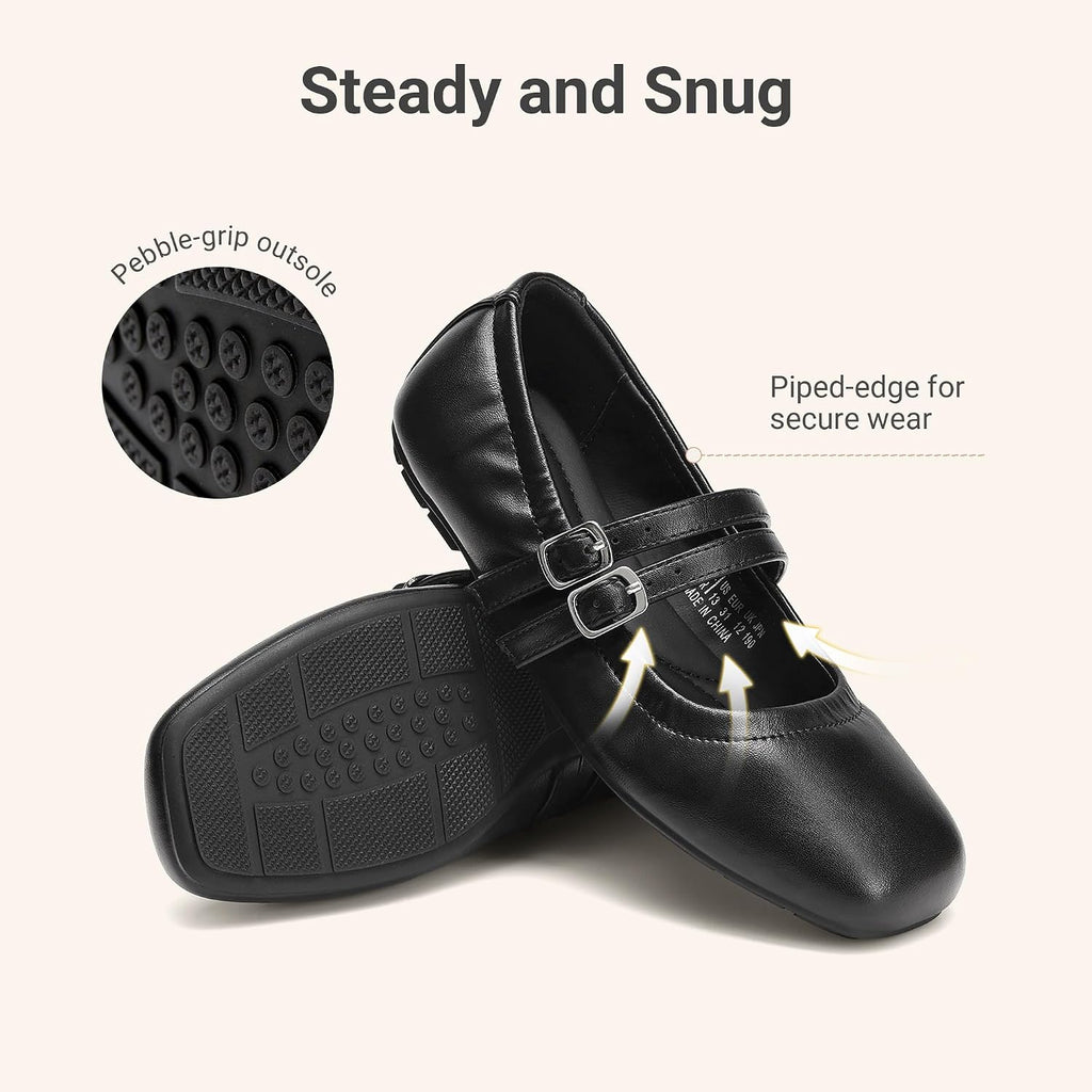 Girls Ballet Flats Mary Jane Dress Shoes
