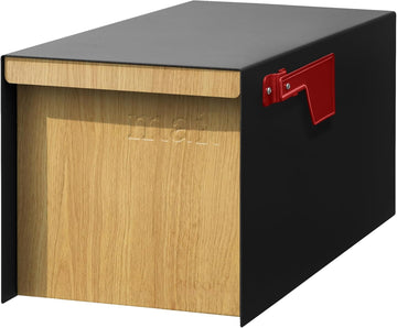 Post Mount Outdoor Mailboxes - Large Decorative Mailbox for Letters and Packages - Weatherproof Construction