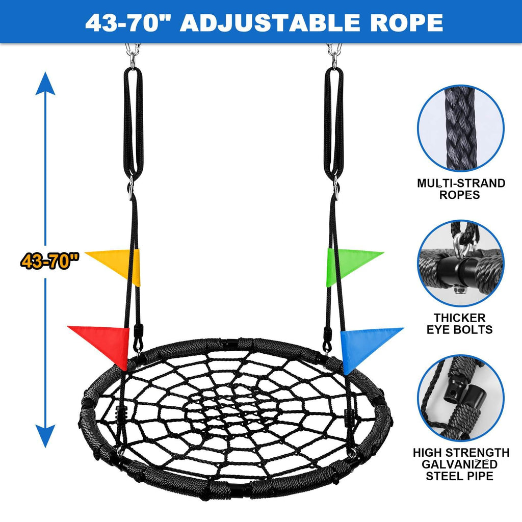 Spider Web Tree Swing, 43in