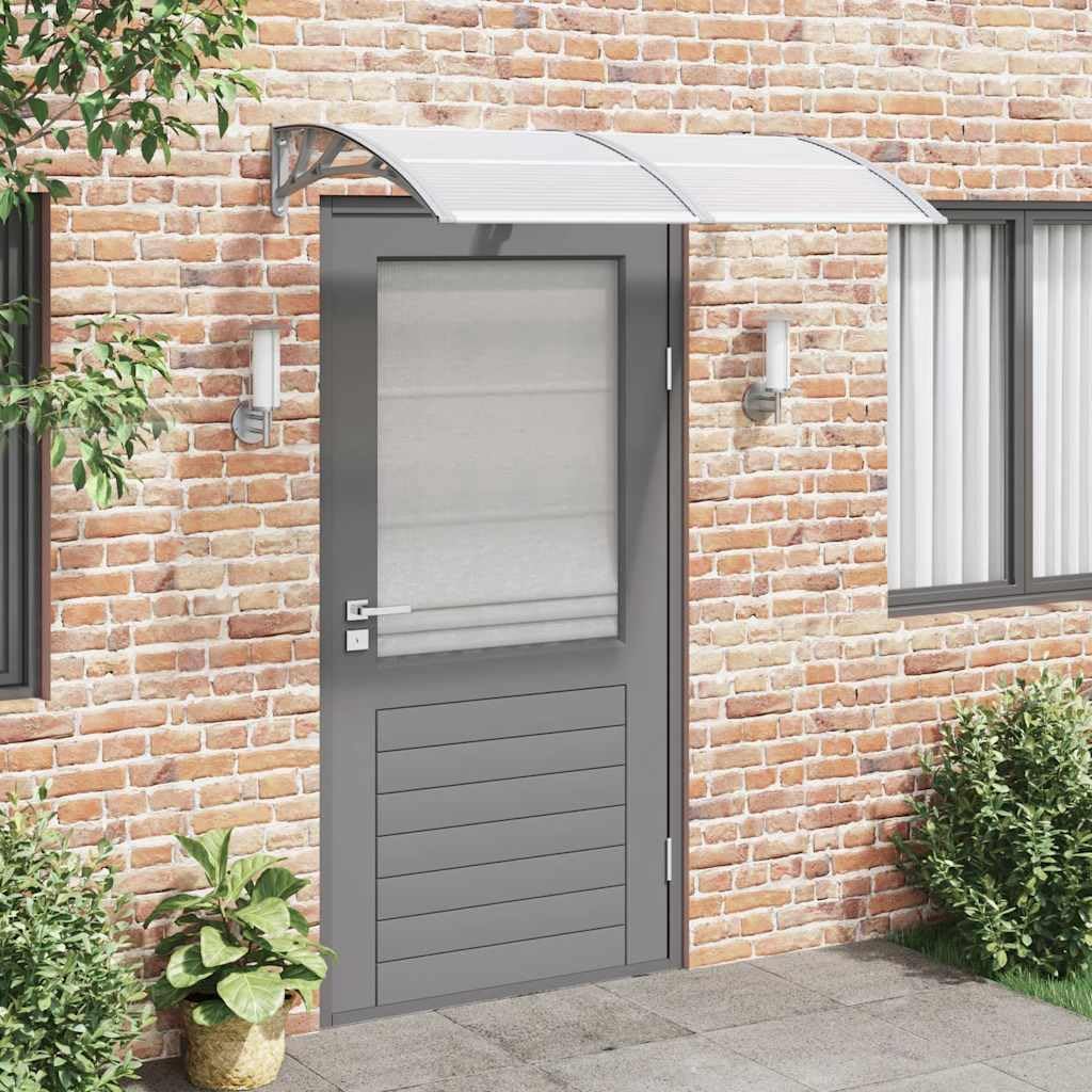 59.1 x 39.4 Inch Front Door Canopy, Outdoor Patio Porch Awning, Weather-Resistant Polycarbonate Shelter for Windows