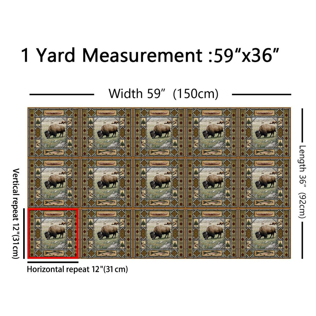 Bison Fabric by The Yard Soft 10 Yards