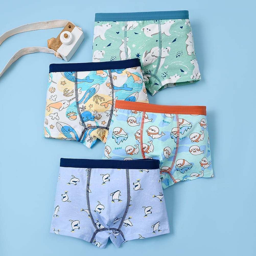 Boys Boxer Briefs, 12 Pack Toddler Underwear Boys