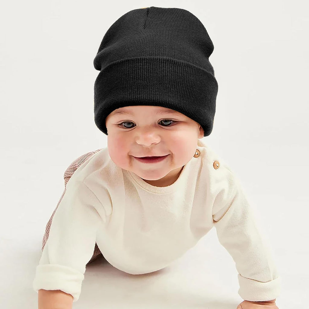 3 Pack Baby Beanies Toddler Kids Winter Hats Soft Knit Hat for Baby Boys Girls Warm Cap Beanies