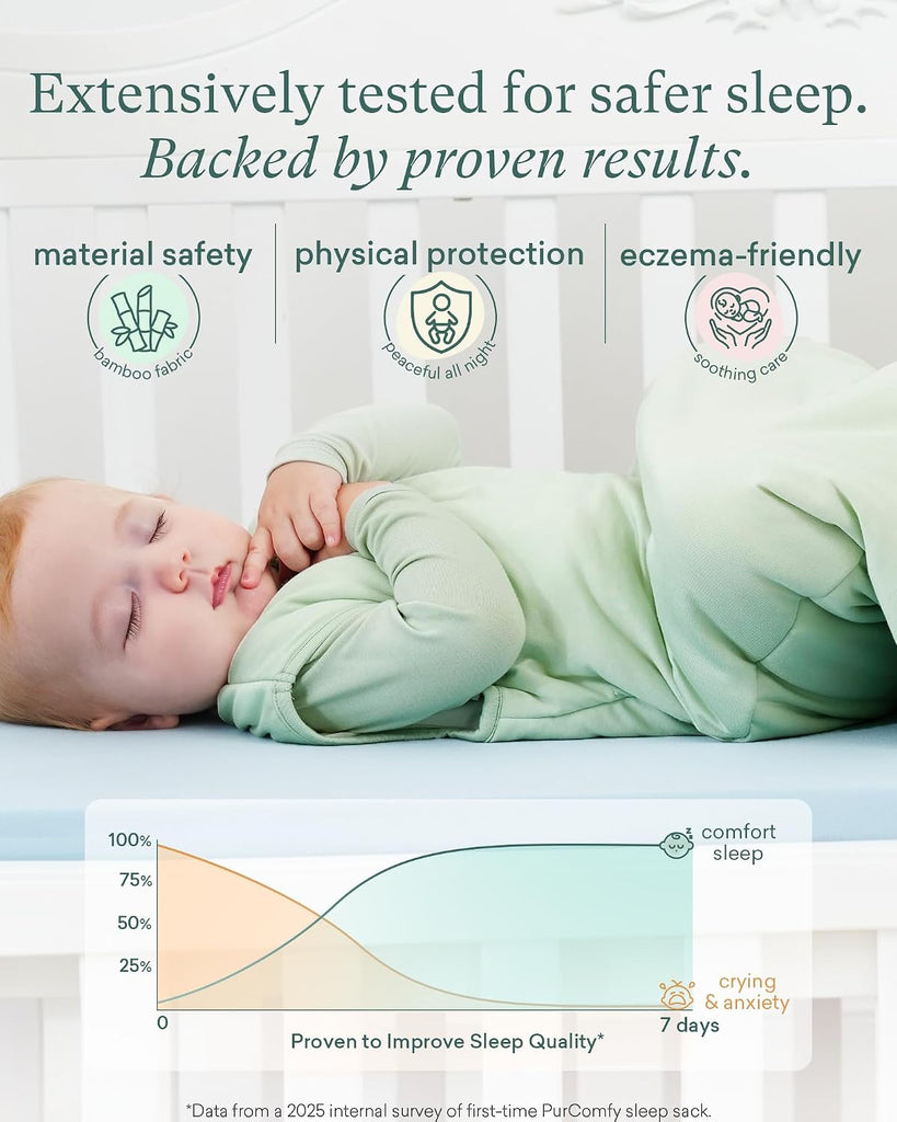 Supersoft Bamboo Viscose Sleep Sack, 1.0 TOG Baby Sleeping Bag