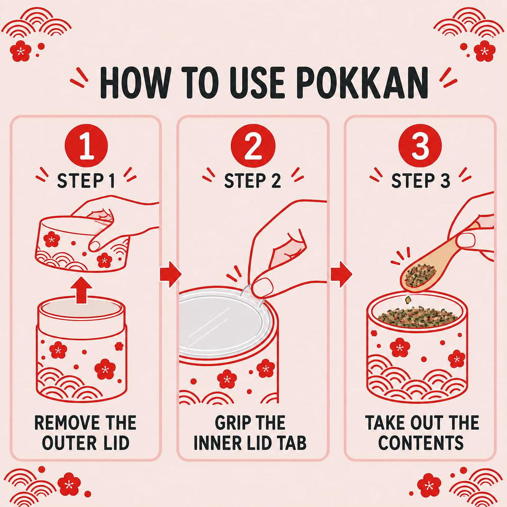 Japanese Pokkan Matcha Coffee Spice Tea Tin Canister Washi Paper Storage with Lid 7.05 oz Capacity (Eto)