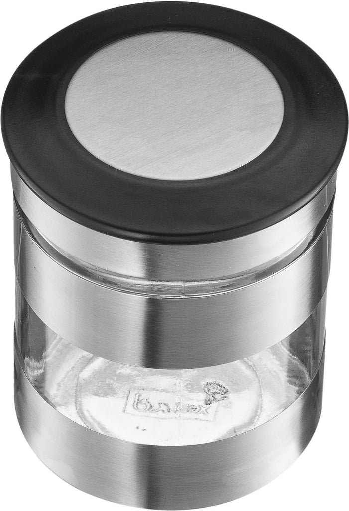 Quality Stainless Steel Canister Set of 3 Counter with Glass Window & Airtight Lid - Food Storage Containers with