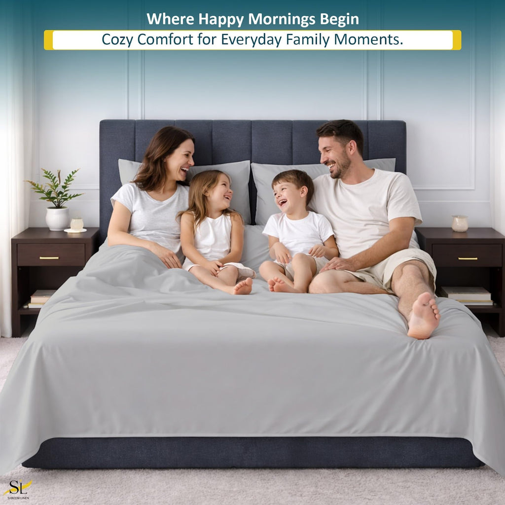 RV Short Queen 4 Piece Sheet Set 60x75, Ultra Soft Microfiber Bed Sheets, Breathable Cooling RV Bedding, Deep Pocket