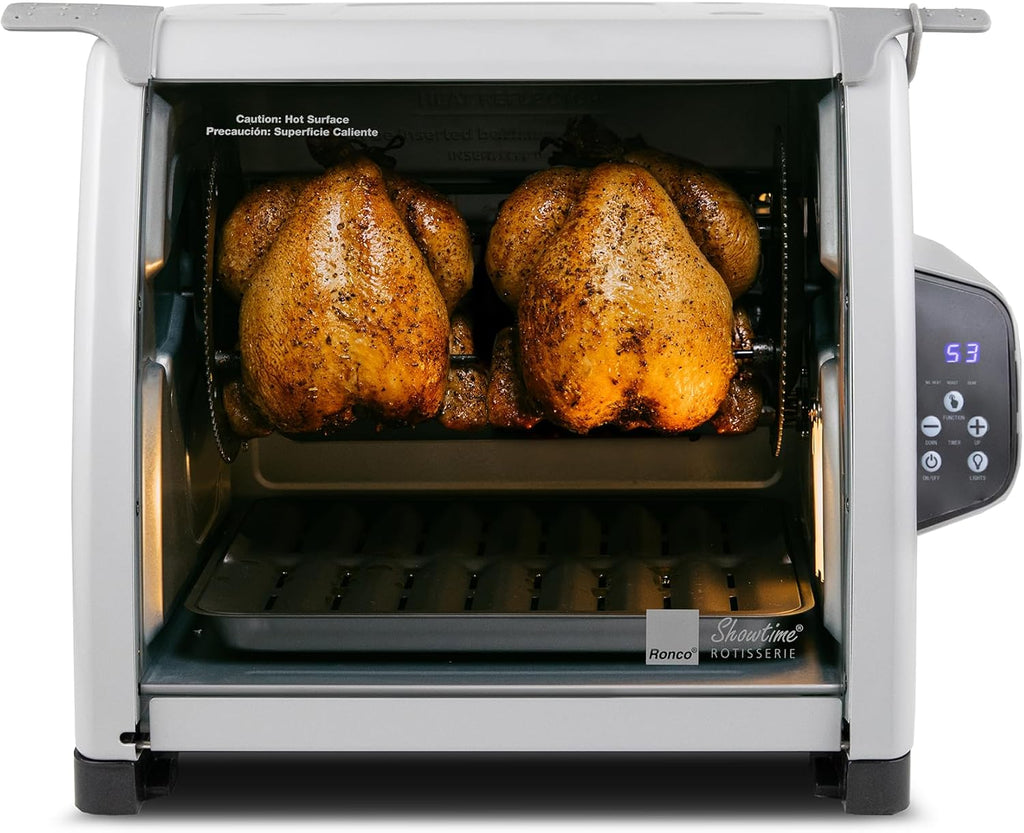 6000 Platinum Series Rotisserie Oven, Digital Display, 12-Pound Capacity, Auto Shutoff, Includes Rot