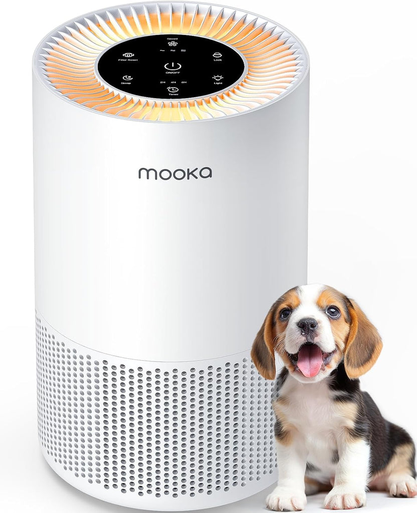 Air Purifiers for Home Large Rooms up to 1200ft², H13 True HEPA Air Purifier for Bedroom Pets with F