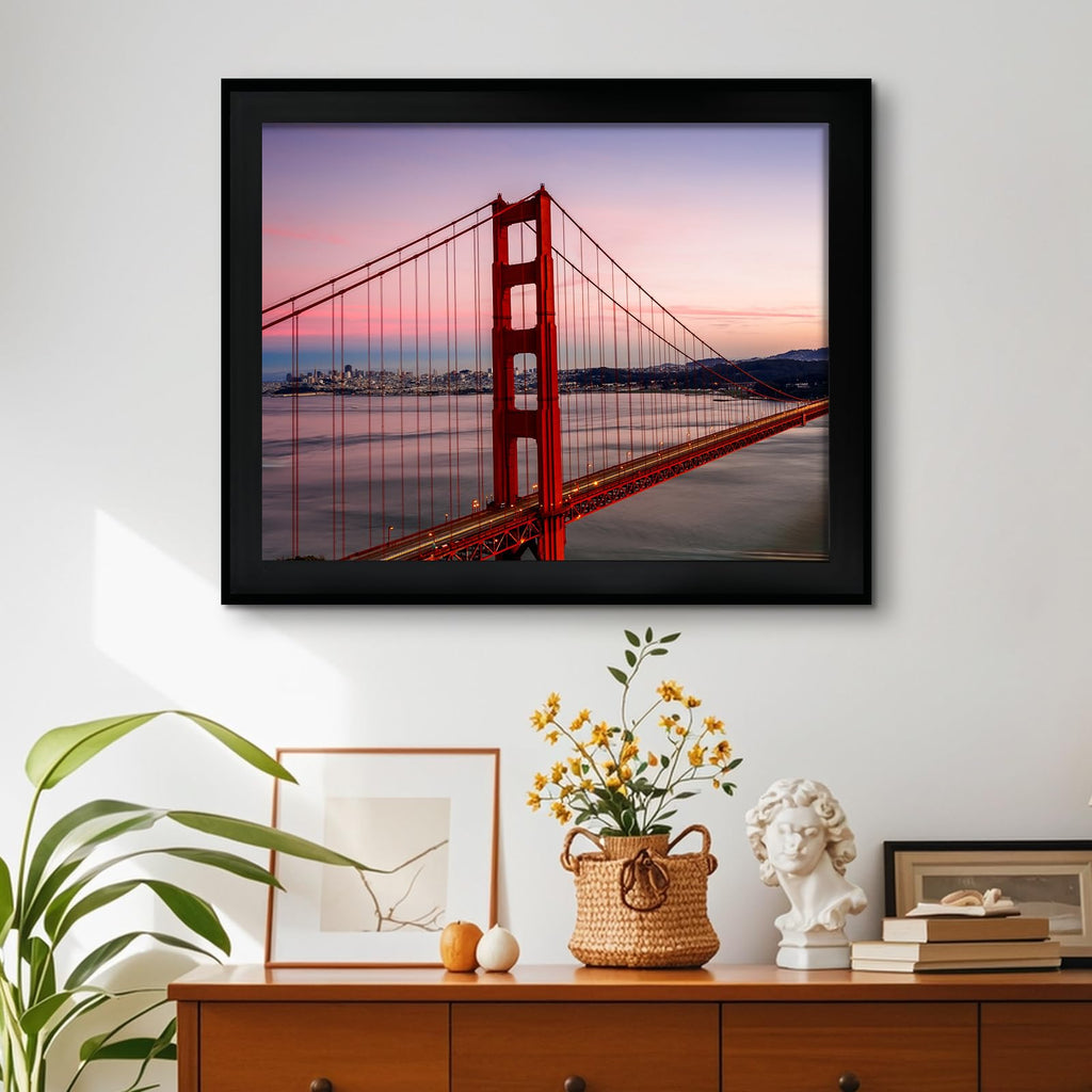 16x20 Picture Frame Black Set of 6, Display Pictures 16x20 Without Mat for Wall Mounting, Wall Gallery Poster Frames