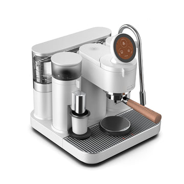 Dual Boiler Espresso Machine with Grinder and Dual Built-In Scales