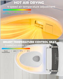 WinZo Smart Toilet With Bidet, One-Piece Elongated, Auto Open/Close & Flush, Heated Seat, Front & Rear Wash