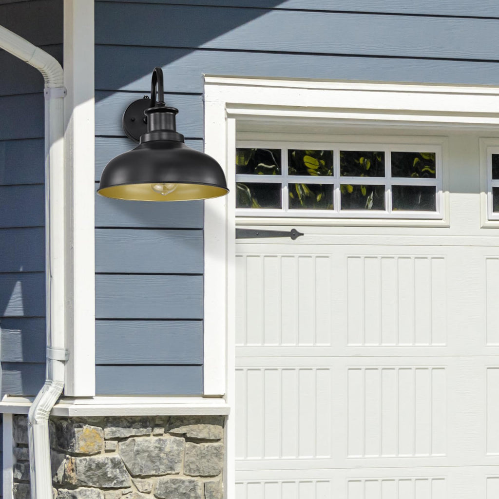 Dusk to Dawn Outdoor Barn Light, Farmhouse Outdoor Wall Sconce, Rustic Exterior Wall Mount Light, Vintage Outside