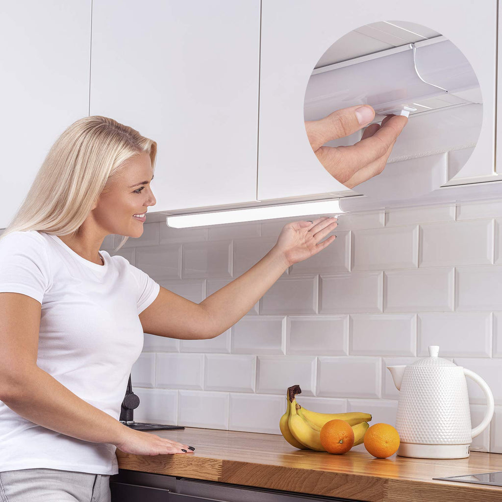 24" Hardwired Under Cabinet Lighting, 4000K Cool White, ETL 1250lm Dimmable