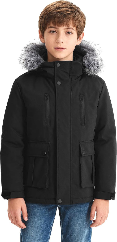 Boys Winter Coat Waterproof Windbreaker Snow Ski Jacket Warm Thick Kids Coats Rain Jackets