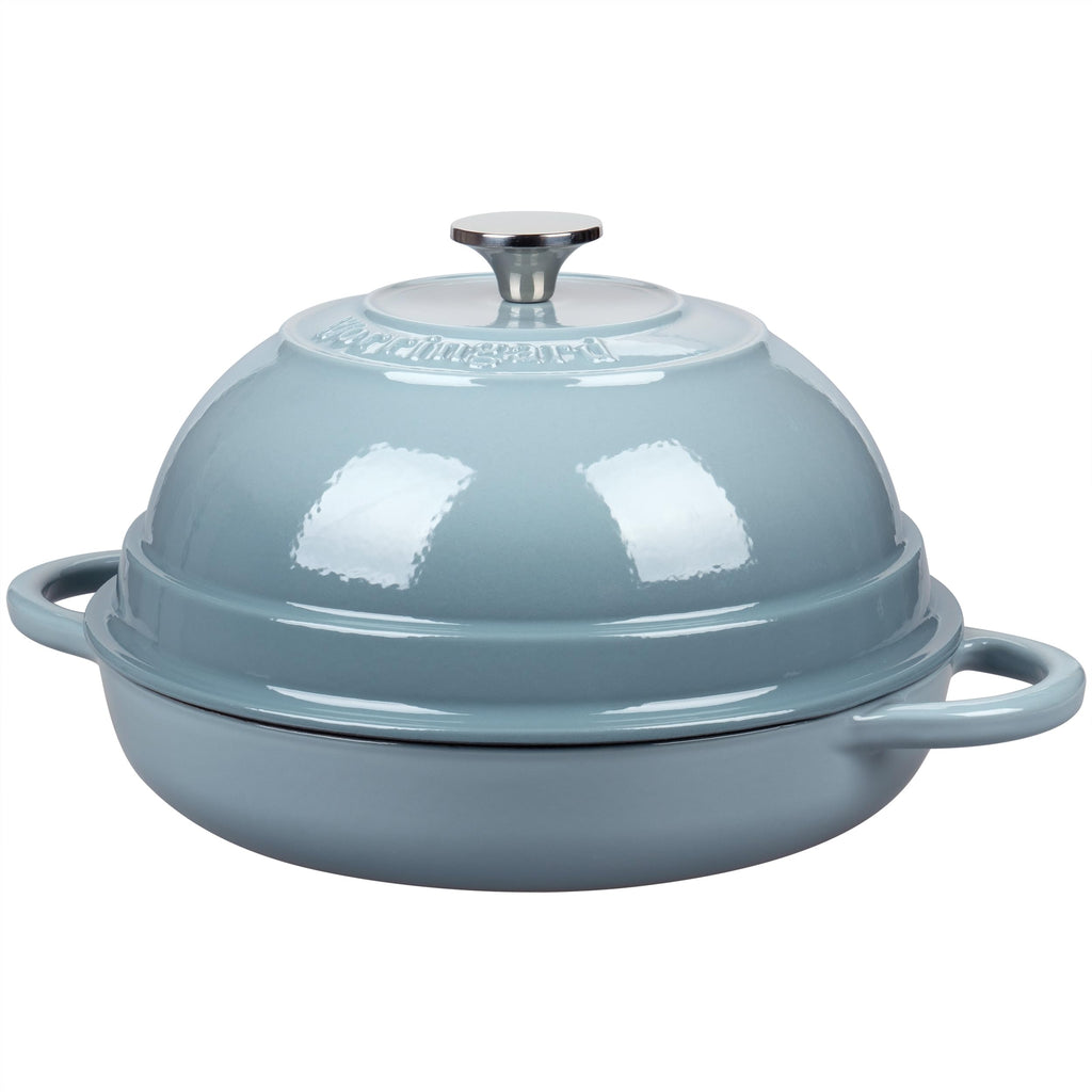 Cast Iron Enameled Dutch Oven Pot with Lid for Bread Baking, Bread Oven, 6 Quart, Sea Salt