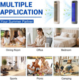 2026 Upgrade Cooling Ace Portable Air conditioner, Adjustable Cooling Fan with 3 Speeds & LED Touch Screen