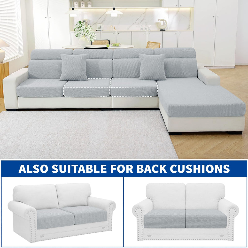Stretch Individual Cushion Covers Sofa Loveseat Cushion Couch Covers Slipcovers Soft Replacement New Pattern