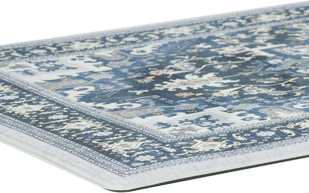 QSY Kitchen Anti Fatigue Floor Mats,Comfort Cushioned Standing Rugs,Waterproof,Non-Slip Memory Foam Kitchen Mats for