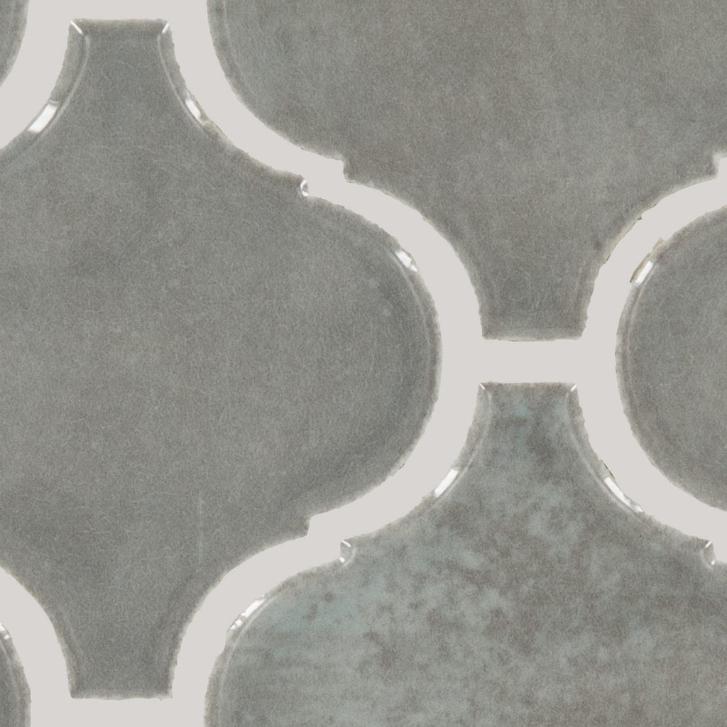 Mesmerist 11" X 12" Ceramic Arabesque Mosaic Tile in Charm Gloss (10 PC Per Carton) (7.4 SQFT Per Carton )