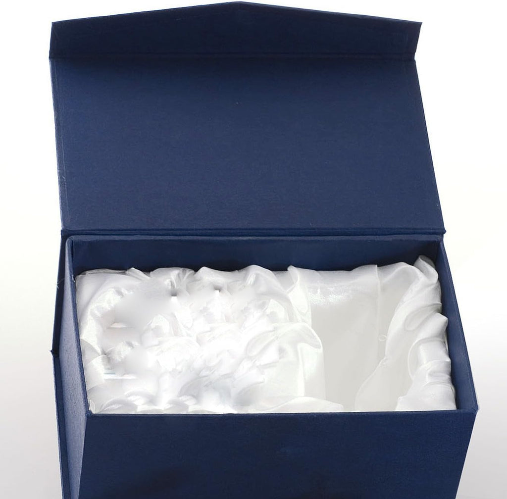 Globe (3 inch Diameter) on Crystal Stand with Gift Box - 4.75 Inch Tall