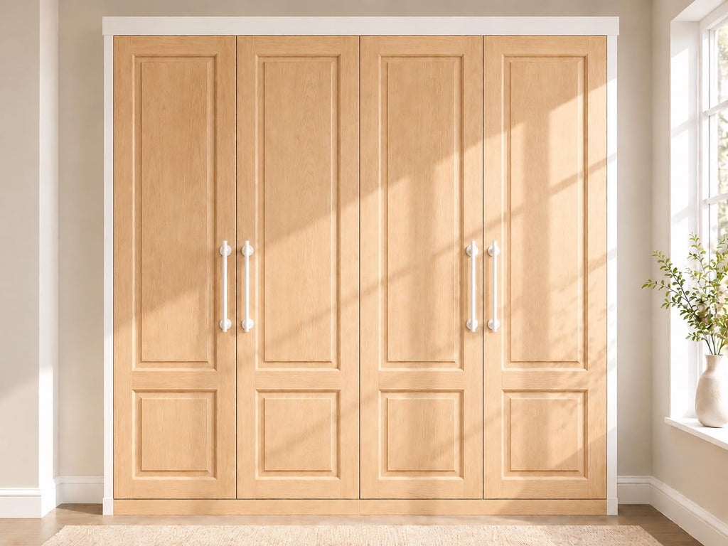 2.3" White Backplates of Bifold Closet Door Cabinet Knob