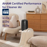 Air Purifiers for Bedroom Home Dorm, AHAM VERIFIDE, 3-in-1 Filter Cleaner With Aroma Pad, Filters Sm