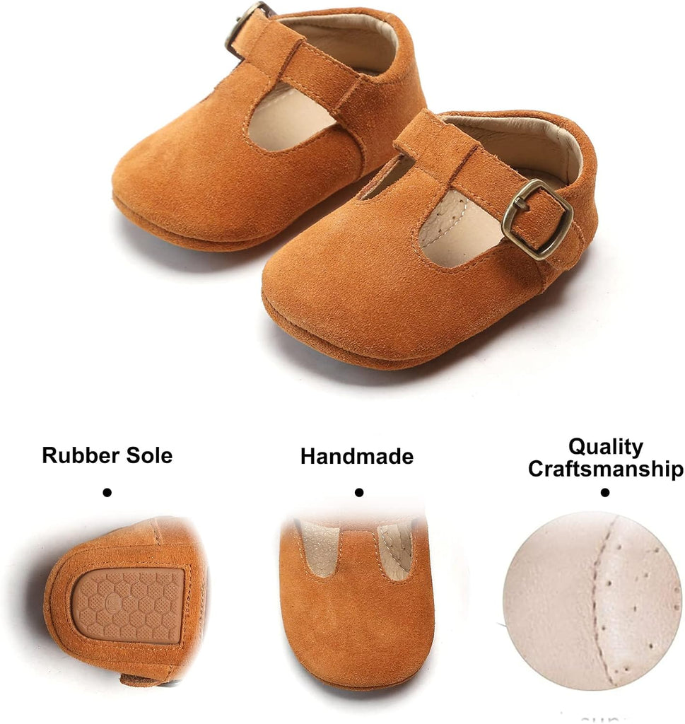 Soft Sole Baby Shoes - Infant Baby Walking Shoes Moccasinss Rubber Sole Crib Shoes