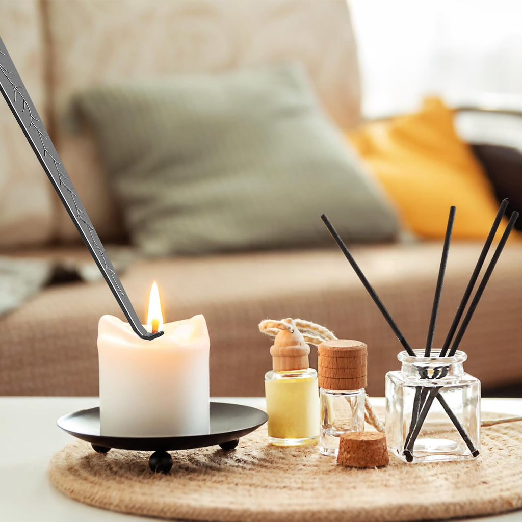 Candle Wick Trimmer, Candle Snuffer and Wick Dipper & Candle Accessory Set, 3 in 1 Candle Care Kit for Candle Lover
