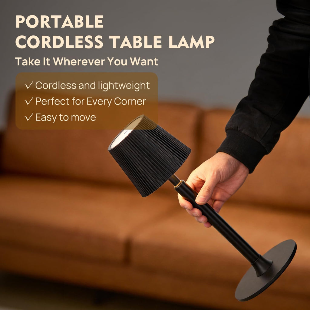 LED Standing Floor Lamp, Corner, Black