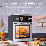 18QT Large Air Fryer Oven with Touch Screen Display, 10-in-1 Air Fry, Roast, Bake, Broil, Dry, Frozen, Proof Combo
