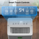 1600 Sq.Ft Dehumidifiers for Home and Basement with Drain Hose, Ultra Quiet 41dB