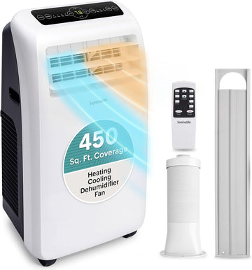 Portable Air Conditioner with Heat & Built-in Dehumidifier 10,000 BTU