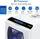 Portable Countertop Dishwashers, 5 Washing Programs Mini Dishwashers with 5 L Built-in Water Tank and Double-layered