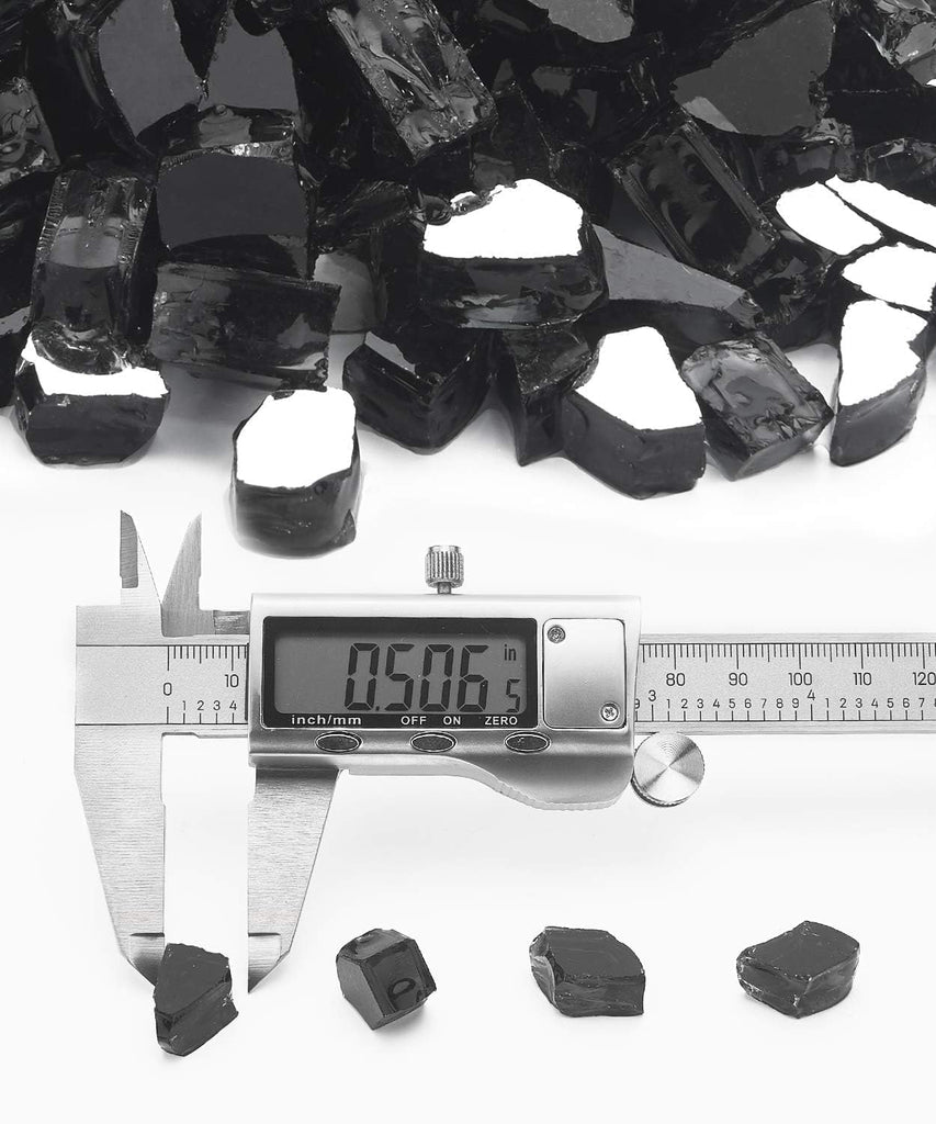 20 Pound Fire Glass, 1/2 Inch Reflective Fire Pit Glass