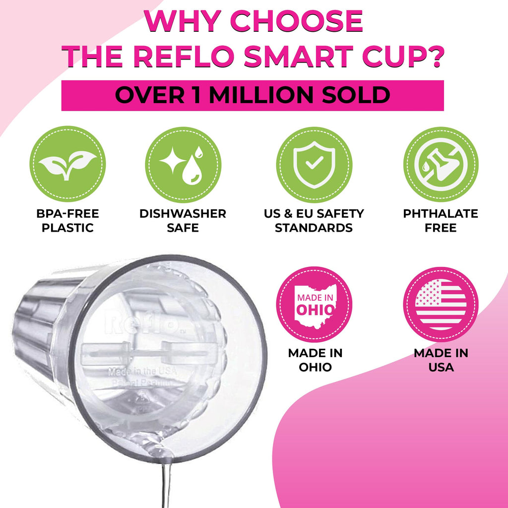 Green Pack) Open Training Cup, Toddler Cup, No Suction 6oz, 360 Control-Flow, USA MADE Premium High-Impact Plastic