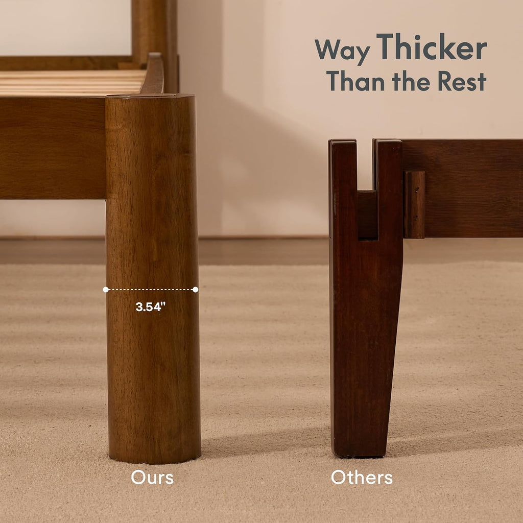 Japanese Joinery Bed Frame, No-Tool Assembly