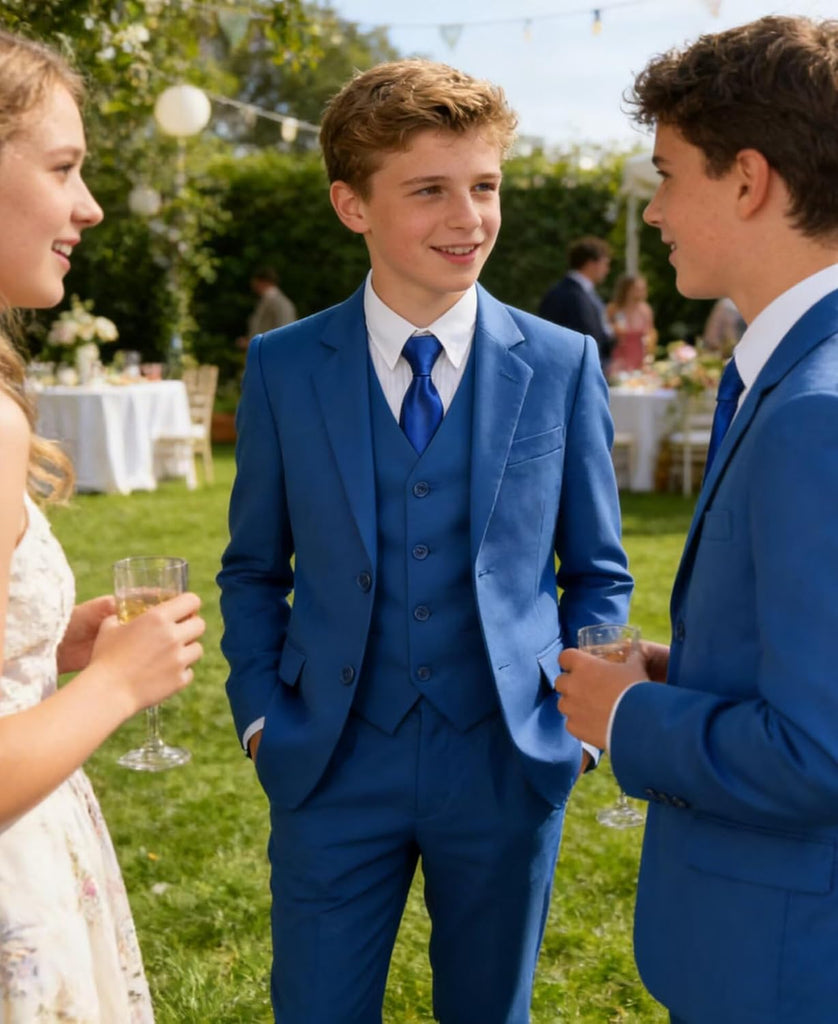Boys Suit Kids Dress Clothes Wedding Ring Bearer Outfit Formal Wear